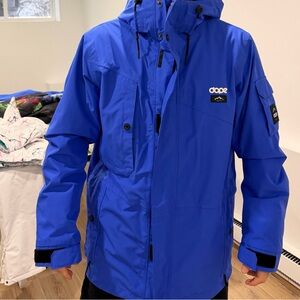 Dope Men's Blue Winter snowboarding Jacket